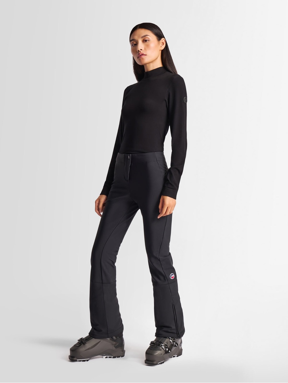 Fusalp Tipi Ski Pants Black Apres Ski Sport Luxe Alpine Chic Sz 40 M Minimalist